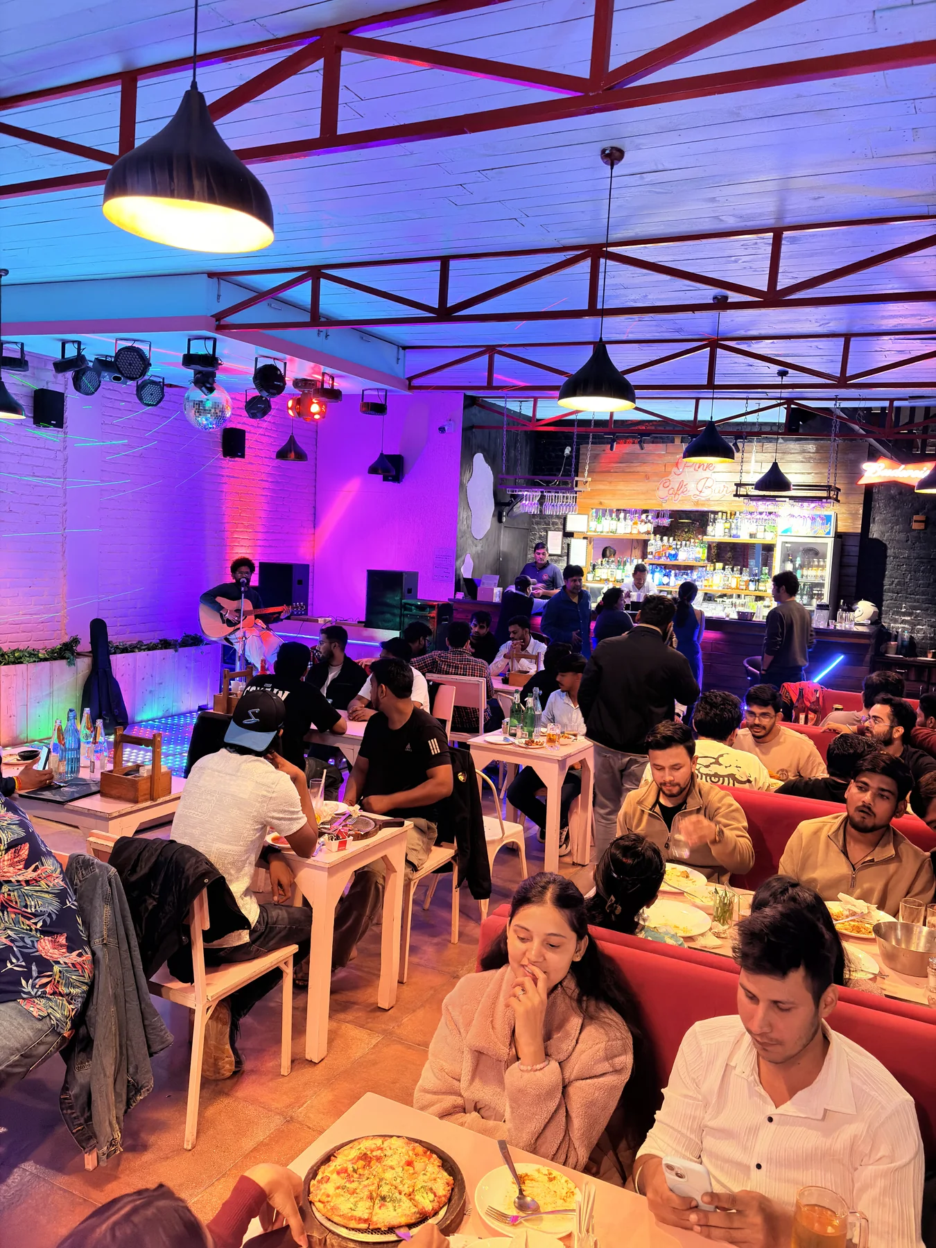 A lively full-house evening
